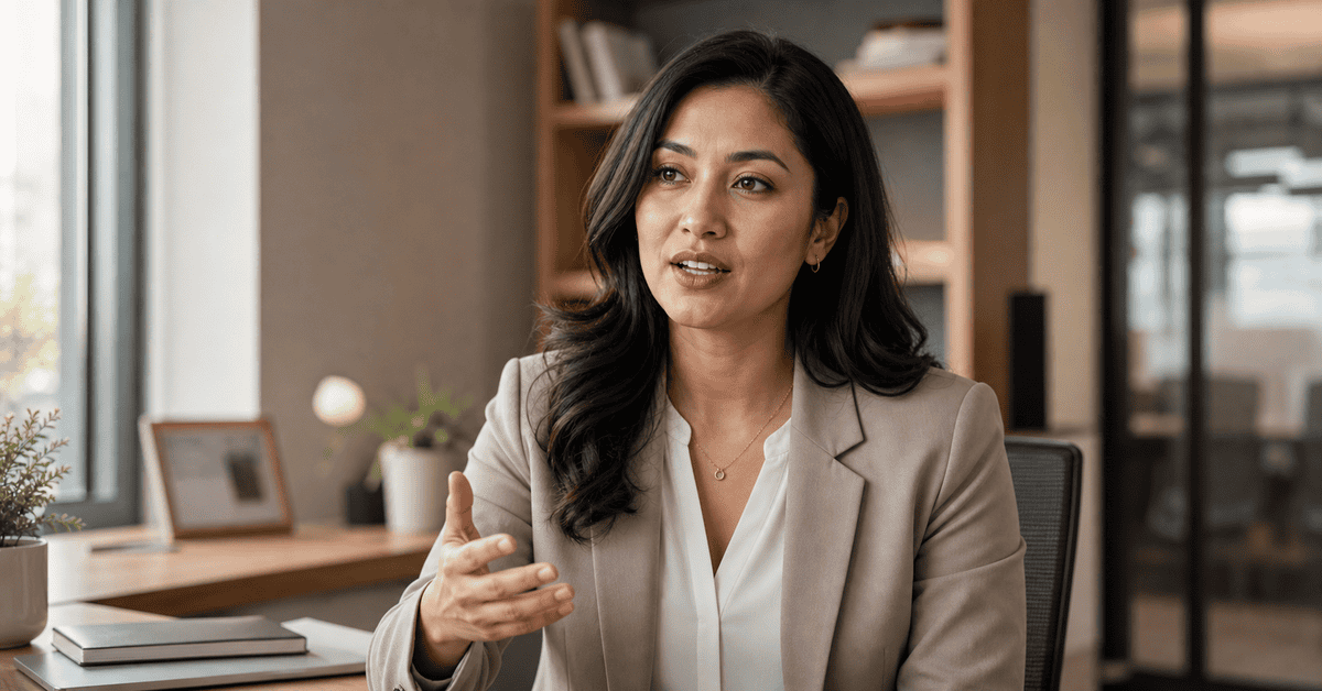 Adult professional working with an SLP on accent modification in Vancouver